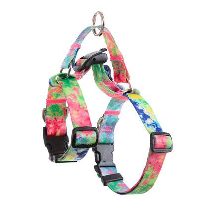 Dog Double-Lined Straps Harness Adjustable L SWEET GREEN