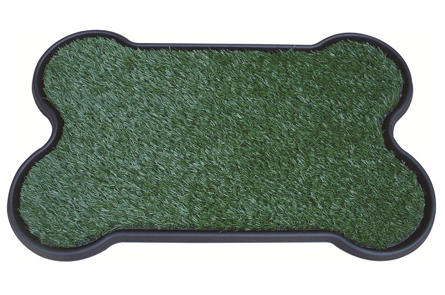 YES4PETS Dog Puppy Toilet Grass Potty Training Mat Loo Pad Bone Shape Indoor with 3 grass