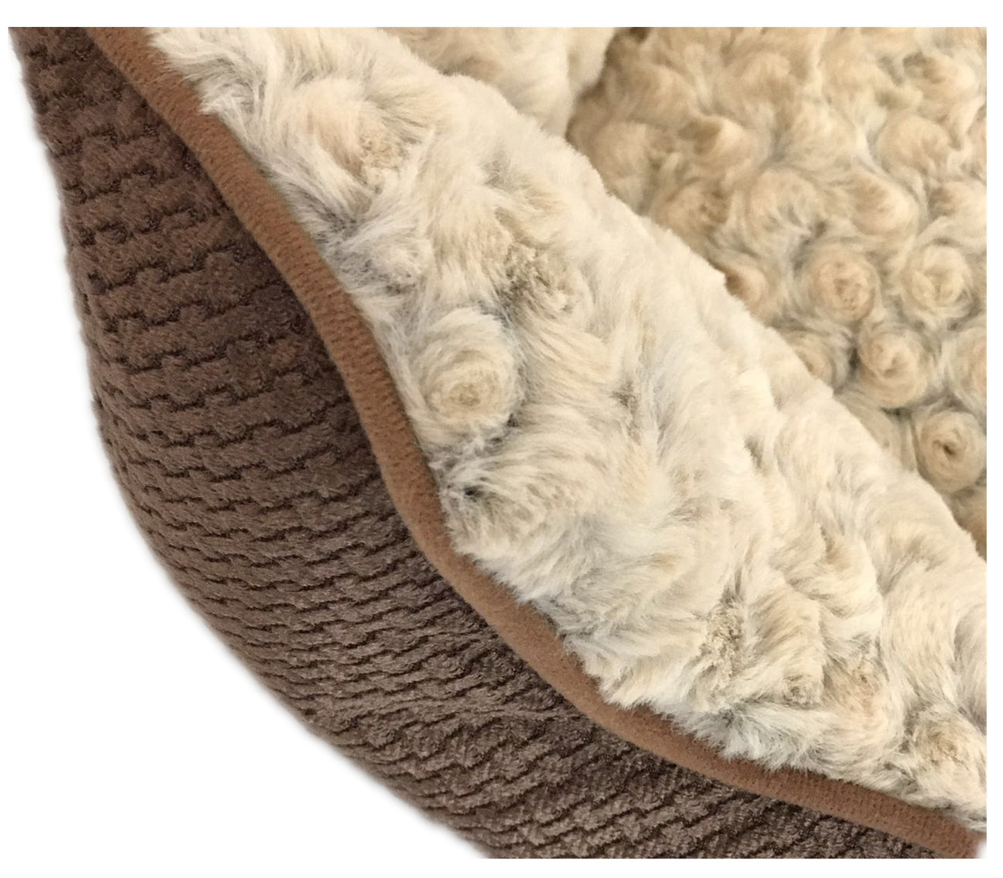 Large Washable Soft Pet Dog Cat Bed Cushion Mattress-Brown