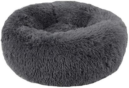 Soft Dog Bed Round Washable Plush Pet Kennel Cat Bed Mat Sofa Medium 60cm