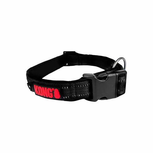 KONG Nylon Black Collars Medium