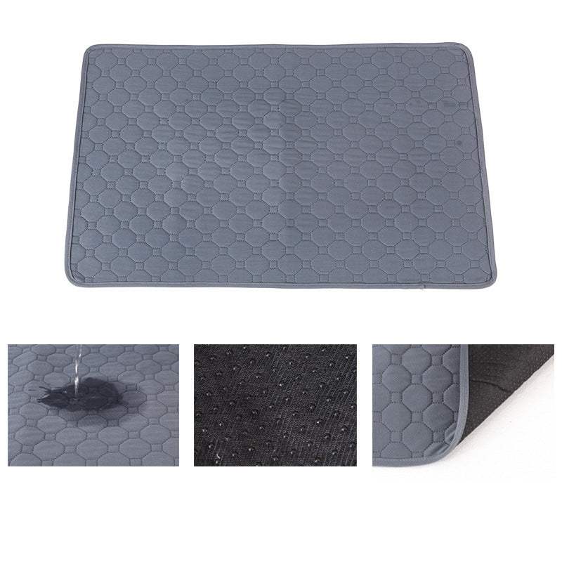 2 PCS Washable Waterproof Pet Pad -Non-Slip, Absorbent, Reusable Mat for Dogs and Cats L(100*70cm)