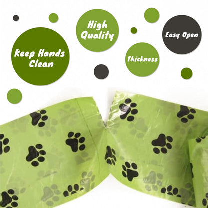 LIVINGTODAY 240 Biodegradable Unscented Pet Dog Poop Waste Bags