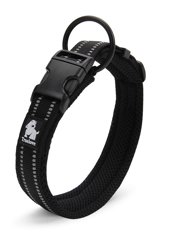 Heavy Duty Reflective Collar Black M