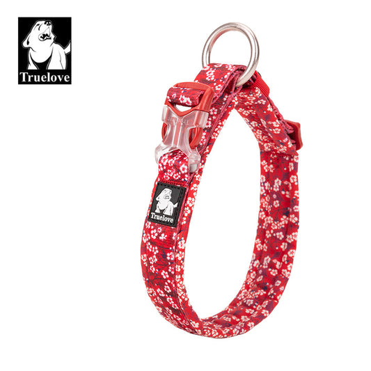 Floral Collar Poppy Red L